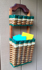 Foxcreek Baskets Wall Organizer Double Basket, view 6