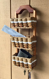 Foxcreek Baskets Wall Organizer Triple Basket, view 2