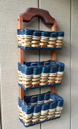 Foxcreek Baskets Wall Organizer Triple Basket, view 5