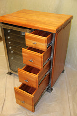 Foxcreek Baskets Wine Cooler Unit--24x32 Mahogany Unit, view 4