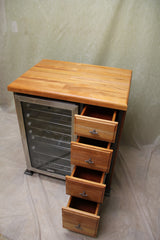 Foxcreek Baskets Wine Cooler Unit--24x32 Mahogany Unit, view 6