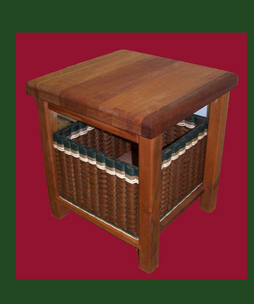 Foxcreek Baskets Table-19 x 19 Wood Endtable