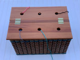 Foxcreek Baskets Lidded Yarn Basket w/dividers, view 4
