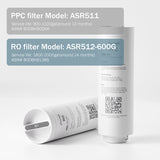 Frizzlife ASR512-600G Replacement RO Filter Cartridge For MR600 Reverse Osmosis System(2nd Stage), view 2