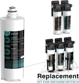 Frizzlife CB10R-HF Replacement Housing Kit With CB10R Filter Cartridge Inside - For DW10, DW10F, TW10 Under Sink Water Filter Systems, view 2