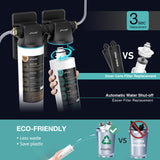 Frizzlife CB10R Replacement Filter Cartridge for DW10, DW10F, TW10, TW10F Under Sink Water Filters, view 4