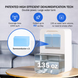 Frizzlife Dehumidifier with Air Purifier, DH80, view 3