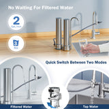 Frizzlife Stainless Steel Countertop Water Filter System, DS99, view 3
