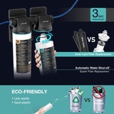 Frizzlife Under-Sink Water Filter System with Faucet, DW10F/DW15F, view 4