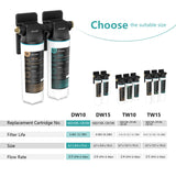 Frizzlife 2-Stage Direct-Connect Under-Sink Water Filter System, DW15, view 6