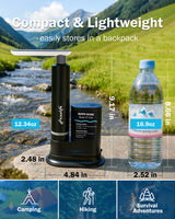 Frizzlife 0.01μm Portable Water Filter with Electric Pump, EF1200, view 6