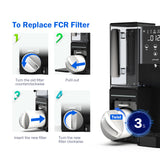 Frizzlife FCR100+ Replacement RO Membrane Filter Cartridge For WB99 Countertop Reverse Osmosis Water Filter System, view 2
