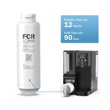 Frizzlife FCR100+ Replacement RO Membrane Filter Cartridge For WB99 Countertop Reverse Osmosis Water Filter System, view 3
