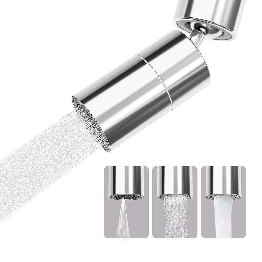 Frizzlife 360° Swivel Faucet Aerator Extender, FD360