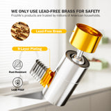 Frizzlife 360° Swivel Faucet Aerator Extender, FD360, view 4