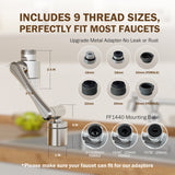 Frizzlife 1440° Rotating Faucet Extender with Filter, FF1440, view 6