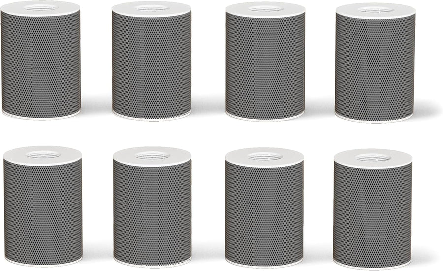 Frizzlife FF1080 Faucet Extender 8pcs Replacement Cartridge, 8pcs Carbon FiberFrizzlife FF1080 Faucet Extender 8pcs Replacement Filter Cartridge, 8pcs Carbon Fiber for FF1080, FF1440, FF1080-EX