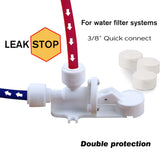 Frizzlife Leak Stop Valve LSV02 For PD600 Undersink Reverse Osmosis - 3/8” Quick Connect, view 2