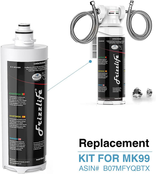Frizzlife MK99 Replacement Filter Cartridge With FZ-2 Filter Cartridge Inside