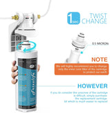 Frizzlife MS-HF Replacement Filter Cartridge Kit For MS99 - Includes Filter Cartridge and Filter Housing, view 3