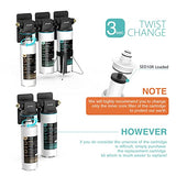 Frizzlife SED10R-HF Replacement Housing Kit With SED10R Filter Cartridge Inside - For DW10, DW10F, TW10 Under Sink Water Filter Systems, view 3