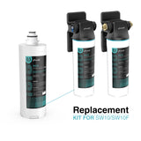 Frizzlife SW10-HF Replacement Housing Kit With PLC10 Filter Cartridge Inside - For SW10 and SW10F Under Sink Water Filter Systems, view 2