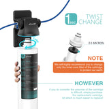 Frizzlife SW15-HF Replacement Housing Kit With PLC15 Filter Cartridge Inside - For SW15 and SW15F Under Sink Water Filter Systems, view 3