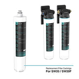 Frizzlife SW20-HF Replacement Housing Kit With PLC20 Filter Cartridge Inside - For SW20 and SW20F Under Sink Water Filter Systems, view 2