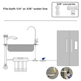 Frizzlife IMC-1 Ice Maker Kit fits for Reverse Osmosis & Water Filter System (1/4” & 3/8” Output), view 3