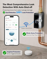 Frizzlife Smart Water Monitor & Automatic Shutoff System with 3 Leak Sensors, LPG365-3S, view 2