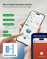 Frizzlife Smart Water Monitor & Automatic Shutoff System with 3 Leak Sensors, LPG365-3S, view 6
