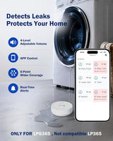 Frizzlife Smart Water Monitor & Automatic Shutoff with 3 Leak Sensors, LPG365-P-3S, view 6