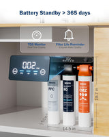 Frizzlife 900 GPD Non-Electric Tankless Alkaline RO System, M800-MF, view 2