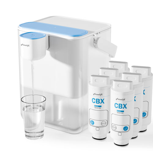 Frizzlife  MD40 Electric Water Filter Dispenser With a TWO-YEAR Replacement Filter Combo