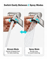 Frizzlife MF1080-S Series Bathroom & Kitchen Faucet with Water Filter, Brushed Nickel, view 5