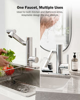 Frizzlife MF1080-S Series Bathroom & Kitchen Faucet with Water Filter, Brushed Nickel, view 6