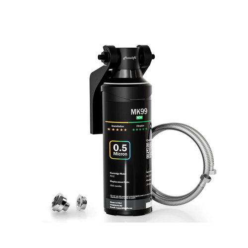 Frizzlife 0.5 Micron Direct-Connect Under-Sink Water Filter System, MK99-NEW