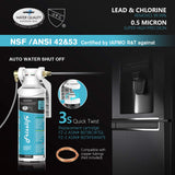 Frizzlife 0.5 Micron Inline Water Filter for Refrigerator & Ice Maker, MS99, view 2