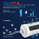 Frizzlife 0.5 Micron Inline Water Filter for Refrigerator & Ice Maker, MS99, view 3