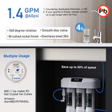 Frizzlife SP99-NEW Under Sink Water Filter With a TWO-YEAR M3005 Replacement Filter Pack Combo, view 5