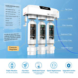 Frizzlife Under-Sink Water Filter System with Faucet, SP99-NEW, view 3