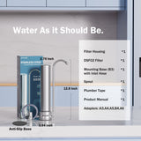 Frizzlife Stainless Steel Countertop Water Filter System, SS99, view 3