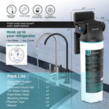 Frizzlife Direct-Connect Under-Sink Water Filter System, SW10F/SW15F/SW20F, view 5