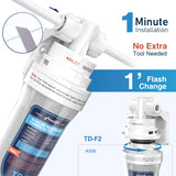Frizzlife Reverse Osmosis Alkaline Remineralization Inline Post Filter, TD-9, view 4