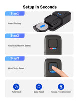 Frizzlife 12-Month Filter Replacement Reminder Timer, TMR-12M, view 4