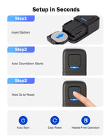 Frizzlife 3-Month Filter Replacement Reminder Timer, TMR-3M, view 3