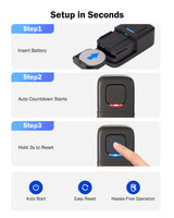 Frizzlife 6-Month Filter Replacement Reminder Timer, TMR-6M, view 4