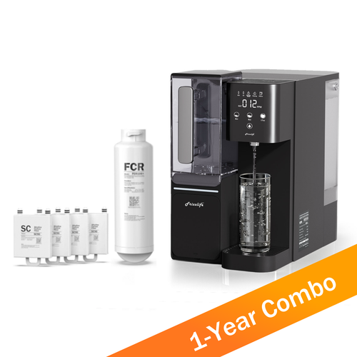 Frizzlife WB99-C Countertop RO System with an Extra One-Year Filter Combo