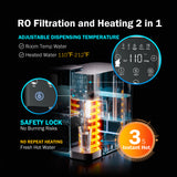 Frizzlife Countertop Reverse Osmosis System - WB99-Instant Hot RO System with Portable Water Pitcher, NSF/ANSI 58 Certified Elements, 3.5:1 Pure to Drain, No Installation, USA Tech Support, view 2