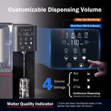 Frizzlife Countertop Reverse Osmosis System - WB99-Instant Hot RO System with Portable Water Pitcher, NSF/ANSI 58 Certified Elements, 3.5:1 Pure to Drain, No Installation, USA Tech Support, view 3